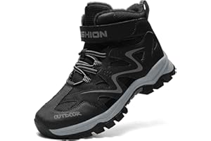 ASHION Winterschuhe Kinder Winterstiefel Jungen Mädchen Schneestiefel Wanderstiefel Warm Gefütterte Stiefel