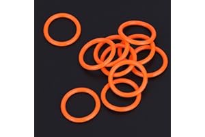 SALUTUYA Résistant aux Joints toriques de réservoir d'air de Paintball à Haute résistance, pour réservoir d'air de CO2 de Pistolet de Paintball(Red)