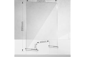 Manschin Laserdesign Spuckschutz Acrylglas Niesschutz Spuckschutz Thekenaufsteller (750x890mm Hochformat)