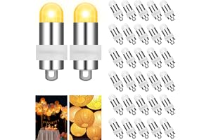 AUAUY Mini LED-ballongljus, vattenbeständig, varmvit LED 30 st
