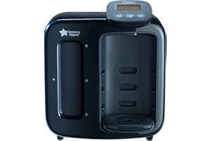 Tommee Tippee Preparador biberones Perfect Prep Day & Night fácil y rápido, filtro antibacterias, pantalla digital y funcione