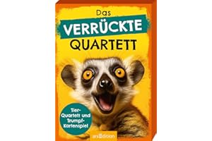 ARS EDITION Das verrückte Quartett: Tier-Quartett und Trumpf-Kartenspiel