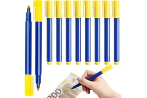 JOGNEE Geldscheinprüfer Stift, 10 Stück Falschgeldprüfstift, Gelddetektor Stift, Falsche Rechnungen Tester, Tragbarer Währungsdetektor-Stift, Universal Detekt Stift, Geldtester gefälschter Stift