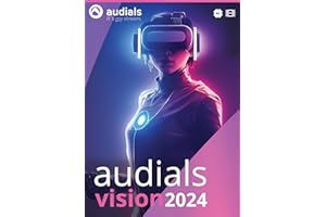Audials Vision 2024 - Deutsch / Multilingual - Windows 11/10 - *Dauerlizenz* Videos verbessern mit der Kraft Künstlicher Intelligenz (Product Key Card) #PKC
