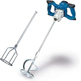 Scheppach PM1400 el mikseri, 1400 W g&uuml;&ccedil; ve 590 mm &ccedil;ubuk uzunluğu | Karıştırma &ccedil;ubuğu &Oslash; 120 mm | 2 m kablo, M14 dişli, dakikad