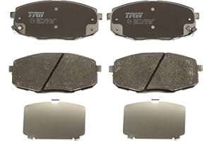 TRW GDB3450 Plaquettes de Frein Kit de 4 pour Hyundai KONA (OS, OSE, OSI) 2017-2023 Essieu Avant et Autres Véhicules