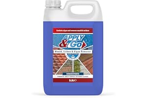 Apply & Go - Path and Patio Cleaner, Concentrated Mould, Mildew, Lichen & Algae Remover | Outdoor Cleaning Treatment for Decking, Stone, Driveways, Rooftops (Up to 150m2 coverage) - 2.5 Litre