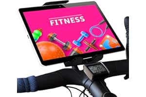TURNAROUNDTECH Support Tablette Velo Appartement Home Trainer elliptique Route Compatible avec ipad valable pour guidons de Tous Types et vélos Appartement Home Trainer elliptique Route