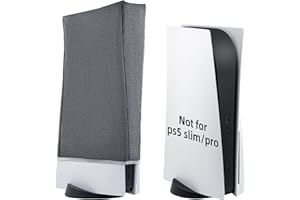 Wigearss Copertura Antipolvere Protettivo Impermeabile per PS5 Console, Non per PS5 Slim/PS5 Pro