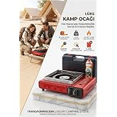 Transformacion Portatif Kamp Ocağı Gazlı Al&uuml;minyum G&ouml;vde 34x26x8 cm Otomatik Piezo Ateşleme 723183