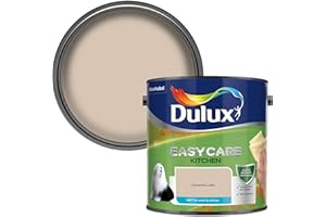 Dulux 500000 Easycare Kitchen Matt Emulsion Paint For Walls And Ceilings - Caramel Latte 2.5L