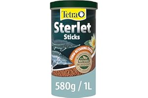 Tetra Pond Sterlet Sticks, Complete Fish Food for Sturgeons and Sterlets, Rapidly Sinking Sticks, 1 Litre