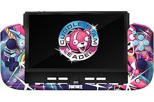 CRKD Nitro Deck - Professional Handheld Deck with Zero Stick Drift for Nintendo Switch and Switch OLED (Cuddle Team Leader Fortnite Edition)