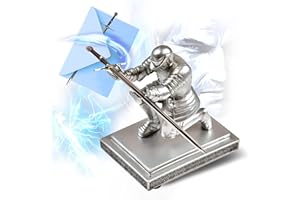 Swords and more Witcher ouvre-lettre avec support de chevalier Geralt de Riva en acier, porte-stylo Chevalier en résine, épée miniature