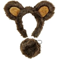 minkissy 3pezzi Cerchietto Orecchie Accessorio Cosplay Per e Halloween Design e Adatto Per Donne e Ragazze