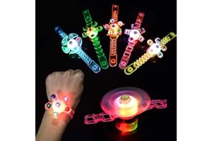 Hoiny 12 Pcs Leuchtspielzeug Partyartikel Set für Kinder,LED Blinkleucht Leuchten, Flash Light Armband,für Weihnachten , Feiern Neujahrsparty, Geburtstag, Party, Hallowen.