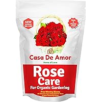 Casa De Amor Rose Care Special Organic Fertilizer for Rose Plants, Brown (900 Gram)
