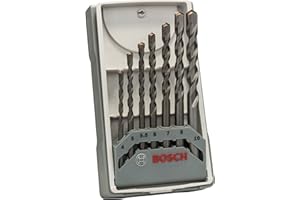 BOSCH ACCESSORIES Bosch Professional 7 pièces CYL-3 Jeu de forets à béton Set (pour béton, Ø 4/5/5,5/7/8/10 mm, accessoires perceuse à percussion)