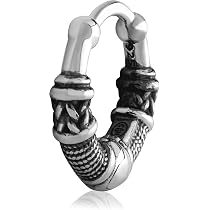 NKlaus 925 Silber Einzel-Ohrring – Keltisches Creole-Design, 18 Mm, Nickelfrei, Made In Germany