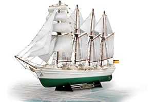 Artesanía Latina 22260. Modellino di Barca in Legno e Plastica. Nave Scuola Spagnola Juan Sebastián Elcano Scala 1:250. Kit di Modellismo da Costruire