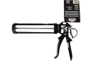 Pattex Pistola Profesional C-9 para cartuchos de adhesivos y selladores, pistola aplicadora de gran precisión, pistola de silicona fácil de usar