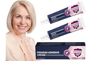 KLLJ Crema Adhesiva para Dentaduras Postizas,Pegamento Dentadura Postiza,Adhesivo Dentadura Postiza,Adhesivo Termoplástico Para Dentaduras Postizas
