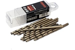 Ferrcan- Forets pour métal HSS DIN338 M35 cobalt de 3-7mm (pack de 10 unités) (4.5mm)