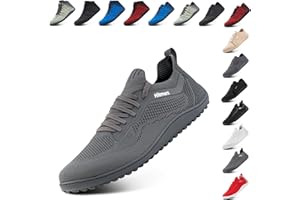 Hitmars Barefoot Shoes for Mens Womens Outdoor Lightweight Trail Running Minimalist Zero Drop Shoes Barefoot Trainers Breathable Walking Shoes 4-12 UK