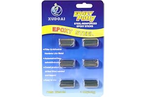 XUDOAI Epoxy Putty, Repair Epoxy Putty Stick Metal Filler Pipe Repair Hard Plastic Ceramic Fibreglass Stone Glass Hole Filler, Bonding Leaks Putty Repair Waterproof Quick Fixes