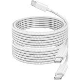 USB C Cable Fast Charging, USB C to USB C Cable 2m 2Pack 60W for Apple iPhone 17 16 15 Pro Max Pro Plus, for iPad Pro/Air/Min
