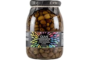 Olive taggiasche denocciolate della Liguria in olio extravergine di oliva 950 g Cuvea- Produzione azienda agricola Cuvea - Senza conservanti né coloranti né correttori di acidità