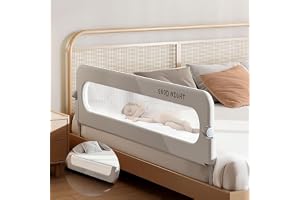 Infant Bed Rail Guard For Kids/Toddler/Fits Single/King/Queen Size Beds，Child Protection Guardrail, Baby Safety Bed Rail, Baby Fall Prevention Bedside Baffle Folding (U-shaped, 1.5m)