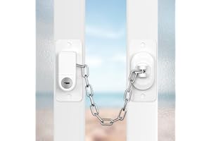 YTOOK 4 Stück Kindersicherung Fenster Ohne Bohren, Fenster Kindersicherung mit Schlüssel und Schrauben für Fenster Kühlschrank Schrank Türen, Schrank und Schubladen