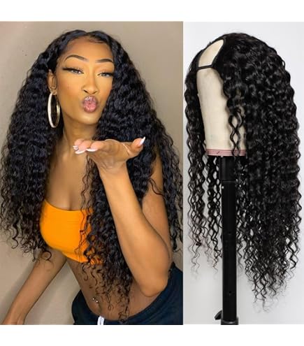 Janet Collection Human Hair Wig - Mommy, # 1 - Jet Black  display picture 3