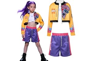 Raveparty Costume da cosplay per bambini, per carnevale, Halloween, per ragazze, costume di compleanno