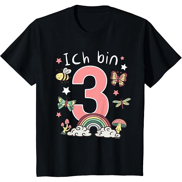 Kinder T-Shirt 'Wild Frech Und Endlich 3' – Für Jungen Zum 3. Geburtstag, Aus Baumwolle