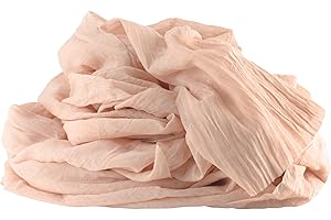 100%Mosel Tessuto in Mussola per Decorazioni, in Rosa Vintage (48 cm x 5 m), 66 g/m², Runner molto sottile, delicata Decorazione da Tavola per Compleanni & Matrimoni