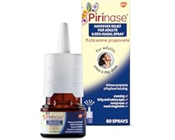 Pirinase Hayfever Relief Nasal Spray for Adults, Non-drowsy Hay Fever Medicine, Once a Day Dose x 60 Sprays