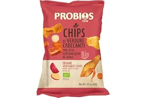 Probios Chips di Verdure Croccanti Bio - Confezione da 25 x 40g
