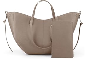 ACUYE, Borsa tote in pelle da donna, borsa a tracolla a forma di mezzaluna, borsa da lavoro