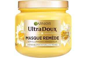 Garnier Ultra Doux Soleil de Camomille Masque Illuminant Réparateur 340ml - Homme & Femme