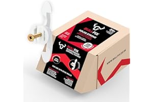 Bullfix Extra Plasterboard Fixings Heavy Duty 24 Pack, Drywall Anchor, Plasterboard Wall Plug Alternative, Stud & Hollow Cavity Wall Anchor Kit with Screws