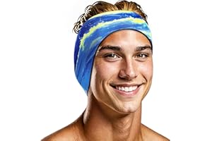 HeySplash Banda para Cabeza de Natación de Neopreno para Niños, Diadema de Oídos Ajustable y Antideslizante para Surf Buceo Boga y Rafting