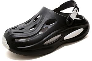 YENXAPEI Platform Zoccoli Sanitari Uomo, Estive Tendenza Ciabatte Confortevole Sabot, Casual Scarpe Sanitarie Antiscivolo Calzature Infermieriadatto per Doccia Ospedale Lavoro