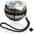 ExBePe All-Metal Wrist Power Gyro Ball Hand Wrist Forearm Trainer Strengthener for Exercise and Strengthen of the Joint and Muscle of the Wrist Set of 3