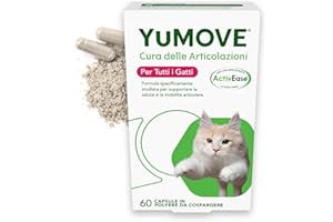 YuMOVE Joint Care Integratore Articolazioni per Gatti, 60 Compresse, Supporta la Mobilità e Rinforza le Articolazioni, con Glucosamina, Condroitina e Acido Ialuronico, tutte le età