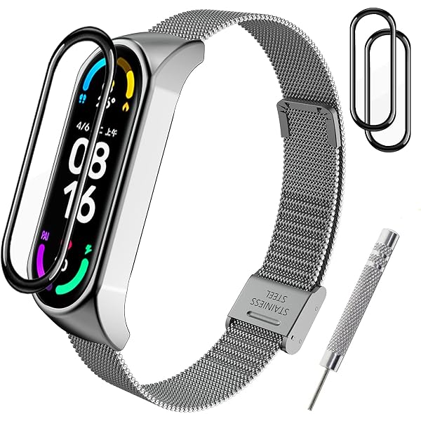 MIJOBS Cinturino In Acciaio Inossidabile Per Huawei Band 4 Pro / 3 Pro - Bracciale Di Ricambio Regolabile (170-240mm, Vari Colori) - 4