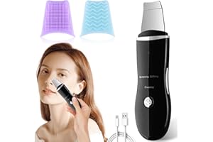 Asfrode Ultrasonic Skin Scrubber, scrub a ultrasuoni Skin Spatula per la pulizia del viso