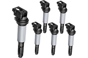 DWVO Ignition Coil Packs Compatible with BMW 330i 330xi 525i 530i 545i 550i 645Ci 650i 745i 750i 760i 760Li M3 X3 Z4 L6 2.5L 3.0L 3.2L V8 4.4L 4.8L V12 6.0L- Set of 6