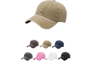 Aomig Gorra Vaquera Vintage, Gorra de béisbol Ajustable Unisex, Gorra Mujer en Apariencia gastada para Casuales Running Beisbol Tenis Golf
